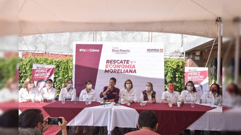 Con transparencia, responsabilidad y experiencia, rescataremos la economía de Morelia: Iván Pérez Negrón