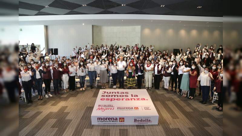 Convertiremos a Michoacán en un estado de bienestar para las mujeres: Bedolla 