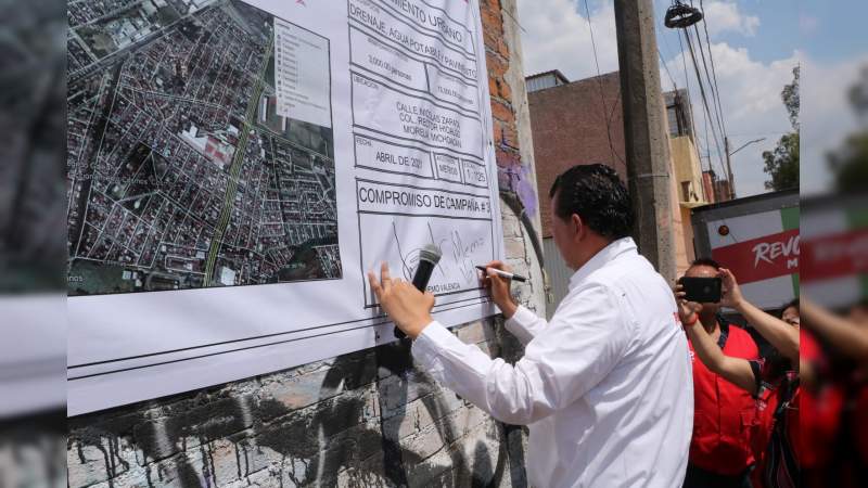Memo Valencia confirma compromisos para construir vialidades en Morelia  