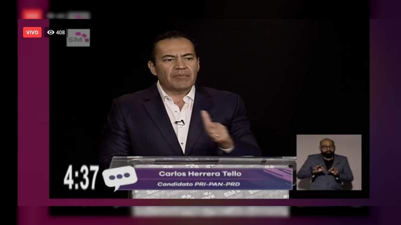 Señalan a Carlos Herrera Tello de usar helicópteros del estado para su campaña 