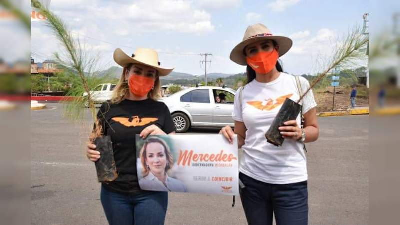 Mercedes Calderón conoce los problemas de Michoacán y los resolverá 