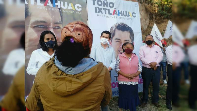 Un gobierno más humano siempre ofrecerá una tierra de mejores oportunidades: Toño Ixltáhuac