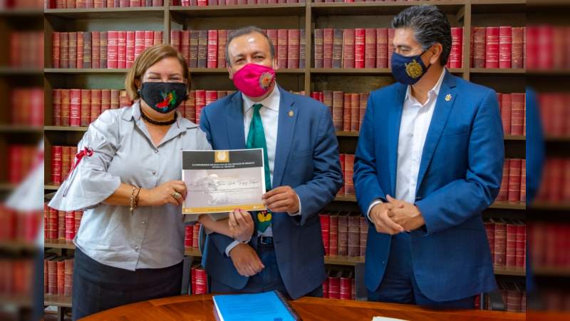 Alista UMSNH modalidad en línea de estudios de derecho 