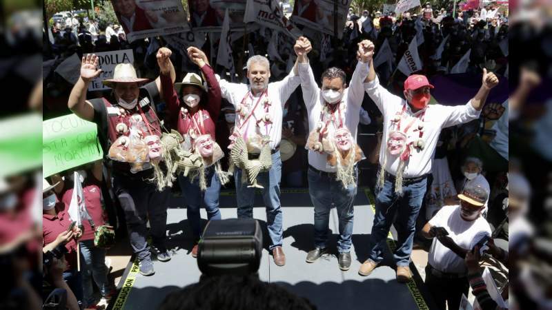 Con Morena vamos a reconciliar a los pueblos indígenas con el gobierno: Ramírez Bedolla