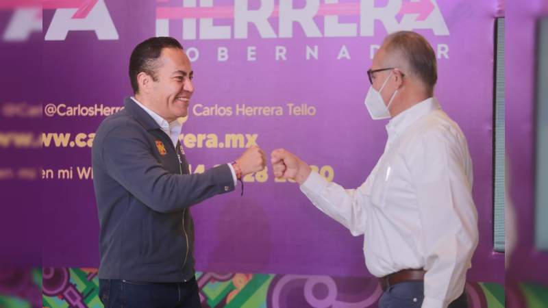 Se suma el ex presidente de Morelia, Chavo López con Carlos Herrera 