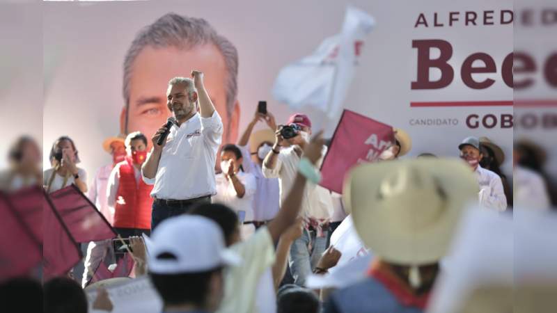 En Michoacán elegiremos entre la continuidad de Silvano o la esperanza de cambio: Ramírez Bedolla