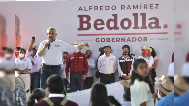 En Michoacán elegiremos entre la continuidad de Silvano o la esperanza de cambio: Ramírez Bedolla