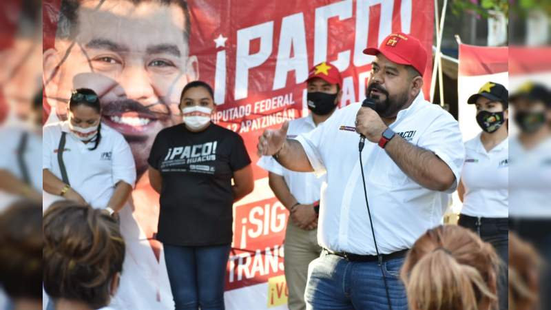 Paco Huacus hace un llamado para votar con libertad y sin vacilaciones el 6 de junio 