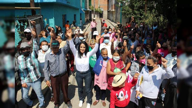 Lucila Martínez agradeció la suma de integrantes de Comités de Morena en Morelia 