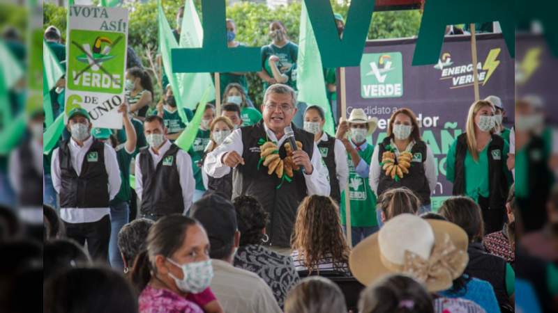 Si quieren un cambio verdadero y ayudar a la sociedad súmense al proyecto del PVEM: Magaña de la Mora 