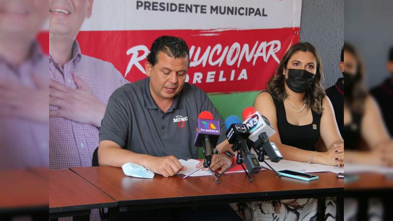 En mi gobierno uno de los ejes principales será el combate y control a la corrupción: Memo Valencia