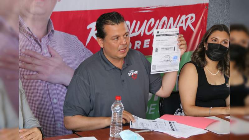 En mi gobierno uno de los ejes principales será el combate y control a la corrupción: Memo Valencia