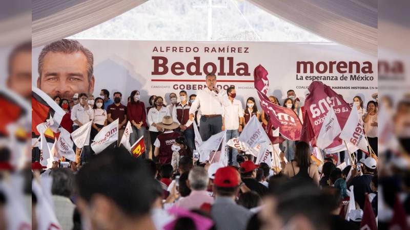 Los opositores no conocen el temple y el valor de los michoacanos: Raúl Morón