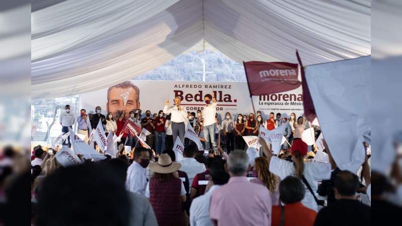 Los opositores no conocen el temple y el valor de los michoacanos: Raúl Morón