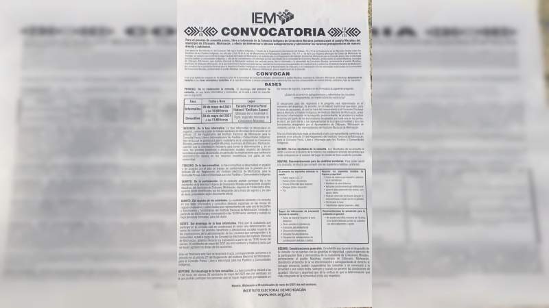 Comunidad de Crescencio Morales abre consulta para buscar presupuesto directo   