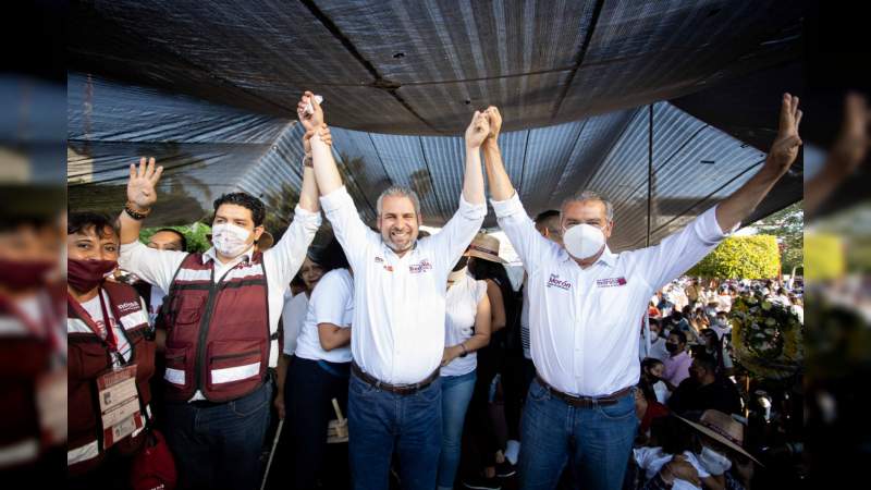 Con Morena y Alfredo Ramírez se recuperará gobernabilidad perdida por gobiernos corruptos en Michoacán: Raúl Morón 