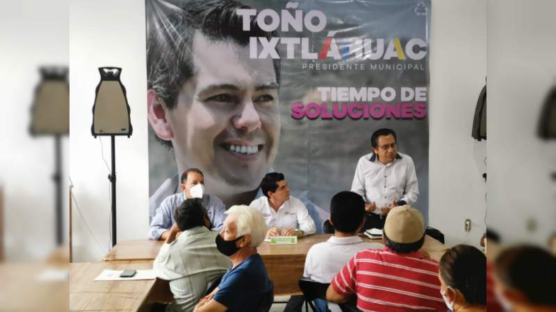 Si gobernamos será por un proyecto de trabajo que unifique las fuerzas productivas de Zitácuaro: Toño Ixtláhuac