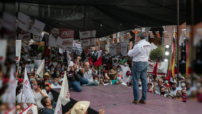 Alfredo Ramírez consolidará política de bienestar de AMLO en Michoacán: Raúl Morón 