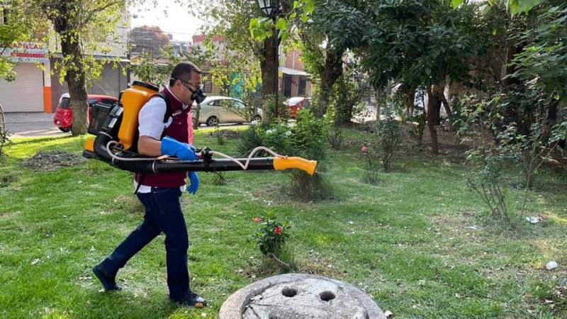 Juan Carlos Barragán realiza Jornadas de fumigación contra dengue en colonias de Morelia  
