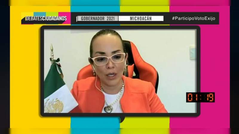 Lamenta Mercedes Calderón inasistencia y falta de interés de contrincantes al Debate Ciudadano  