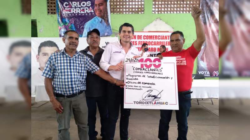 Lazos, compromisos y trabajo en conjunto entre comerciantes y gobierno: Toño Ixtláhuac