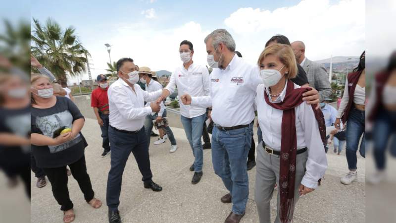 Morenistas del Distrito X arropan a Alfredo Ramírez e Iván Pérez  
