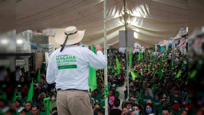 Desde TC, Magaña de la Mora cierra con éxito su campaña por Michoacán 