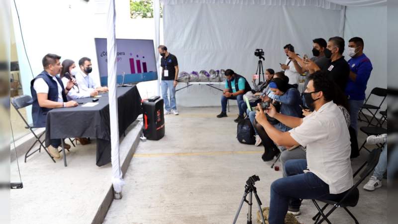 Realiza IEM tercer simulacro del PREP sin contratiempos  
