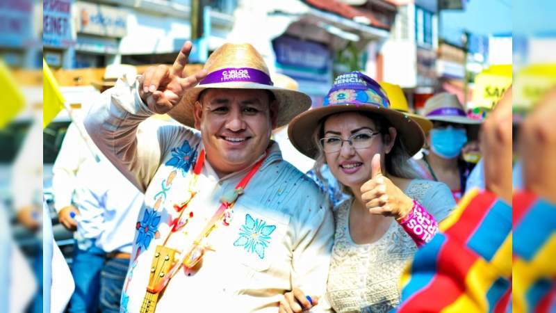 Michoacán merece un gobierno de paz: Víctor Manríquez  