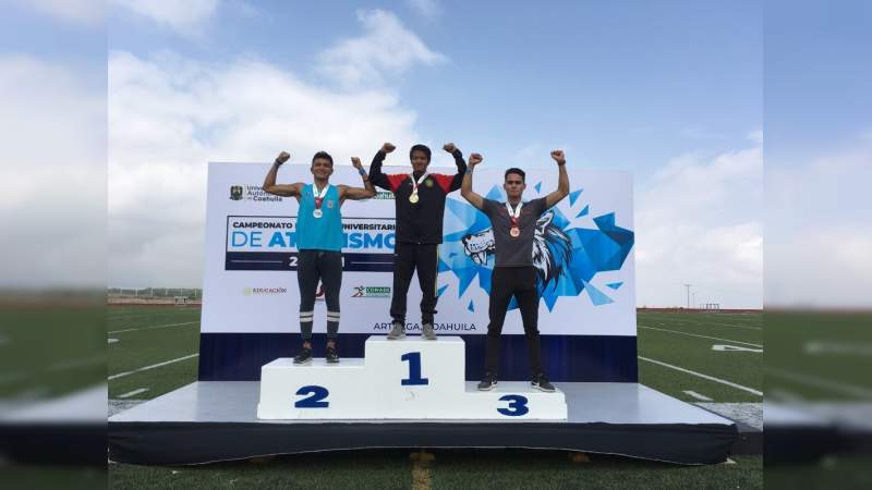 UMSNH, tercer lugar general en Campeonato Nacional Universitario de Atletismo
