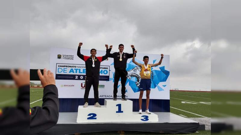 UMSNH, tercer lugar general en Campeonato Nacional Universitario de Atletismo