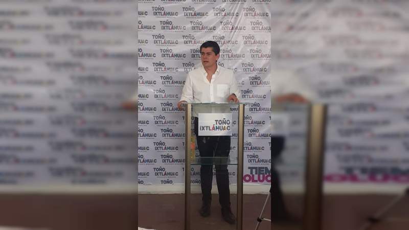 Zitácuaro será líder en educación, capacitación de agua pluvial e inversión deportiva: Toño Ixtláhuac