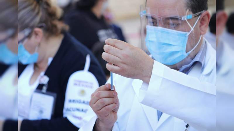 Inicia vacunación contra Covid-19 de personas de 40 a 49 años en Tarímbaro 