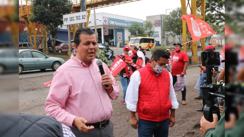 En mi primer año de gobierno trabajare sin descanso para revolucionar Morelia: Guillermo Valencia