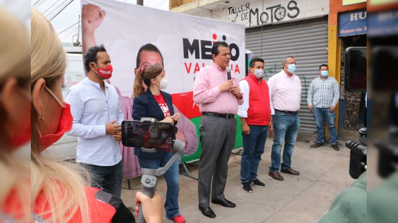 En mi primer año de gobierno trabajare sin descanso para revolucionar Morelia: Guillermo Valencia