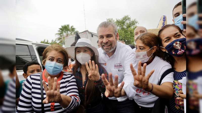 Digan no al voto de la vergüenza por el PRIANRD, voten con dignidad por Morena: Ramírez Bedolla