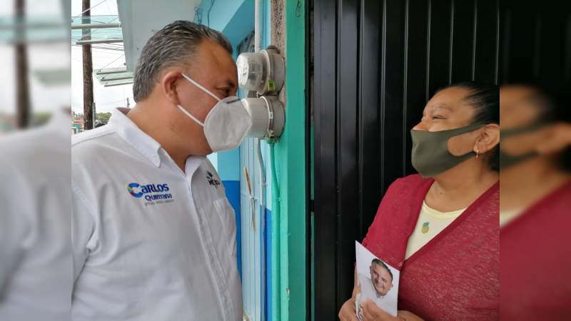 Agradece Carlos Quintana confianza y respaldo de morelianos para su campaña    