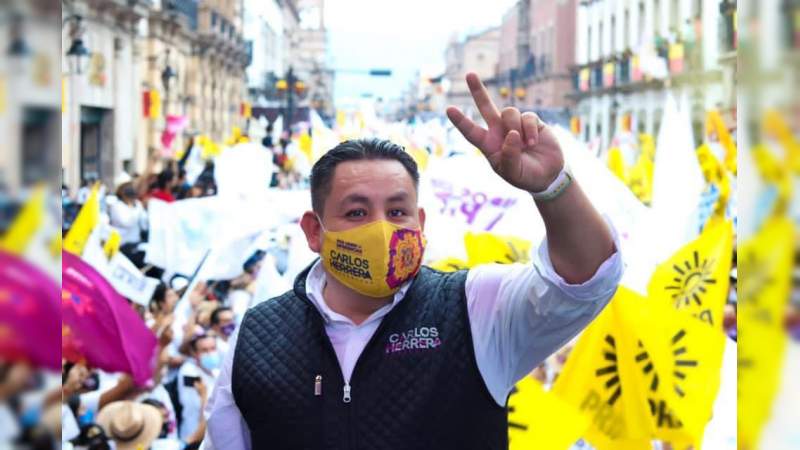 Llama Víctor Manríquez a votar por el Partido de la Revolución Democrática  