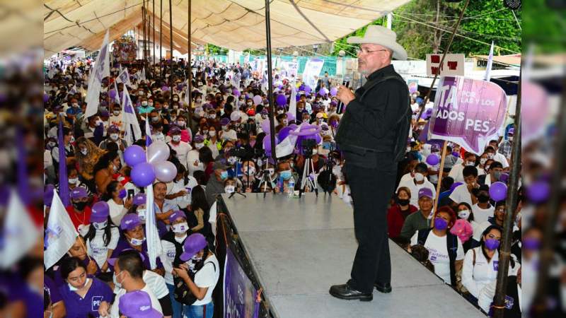 Michoacán está listo para una nueva era bajo el Gobierno del PES: Eder López 