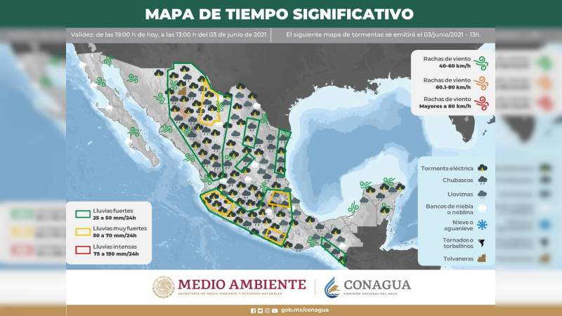 Ante inicio de temporada de lluvias Protección Civil informa de medidas preventivas  