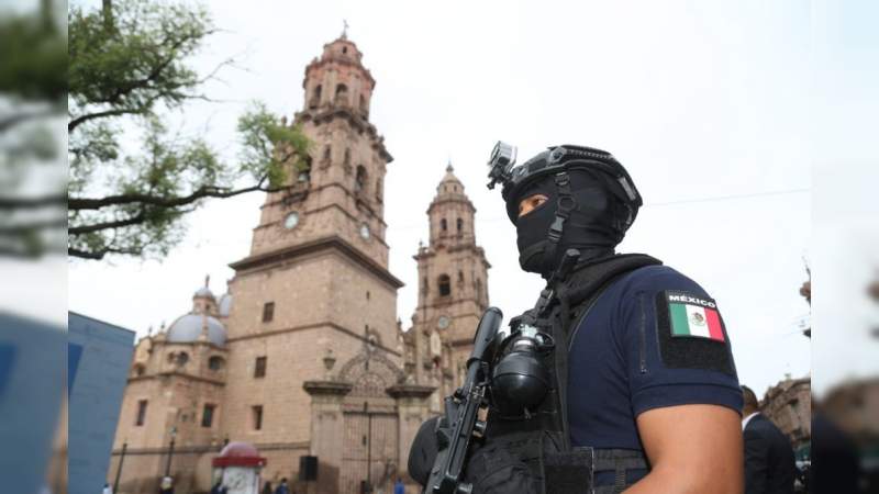 Listo, plan de seguridad y vigilancia en Michoacán para la jornada electoral
