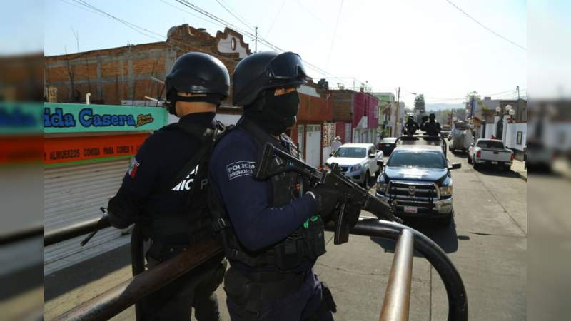 Listo, plan de seguridad y vigilancia en Michoacán para la jornada electoral