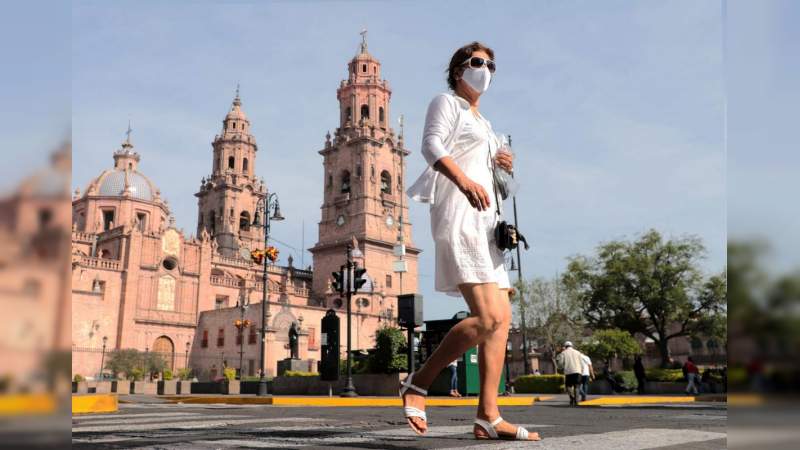 Michoacán ingresa en Semáforo Verde de riesgo epidémico, a partir de este lunes