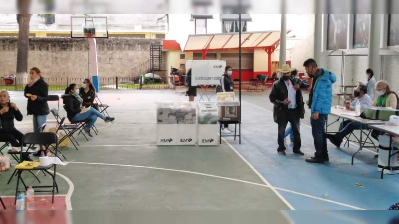 Comienza el cierre de casillas especiales en Morelia