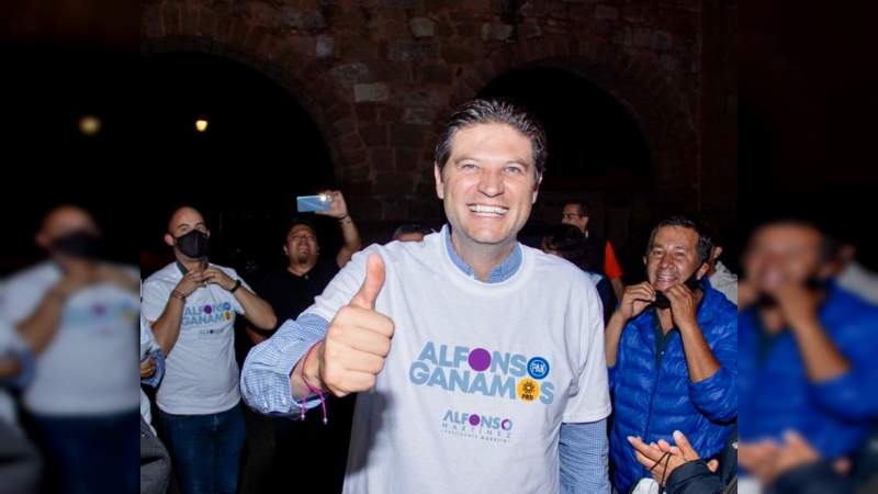 Alfonso Martínez, virtual ganador de la presidencia municipal de Morelia