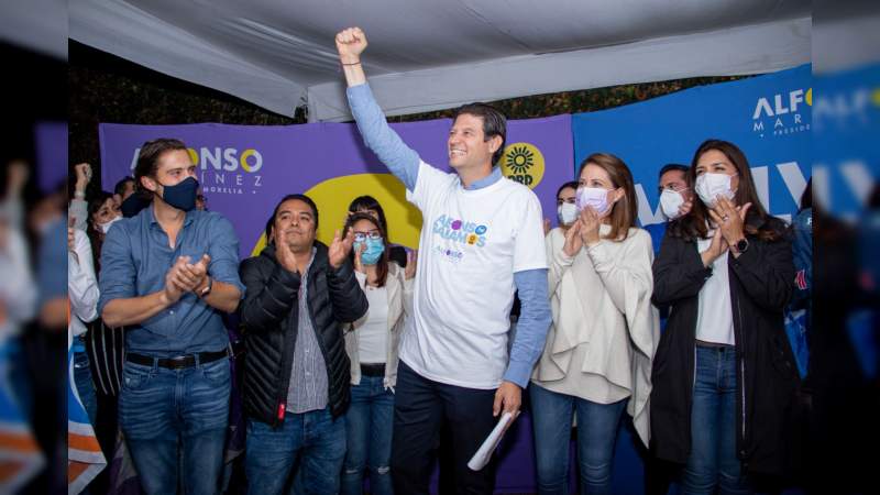 Alfonso Martínez, virtual ganador de la presidencia municipal de Morelia