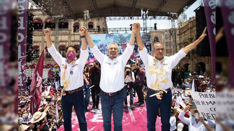 Hay que ser demócratas y respetar la voluntad los michoacanos, ganamos: Raúl Morón 