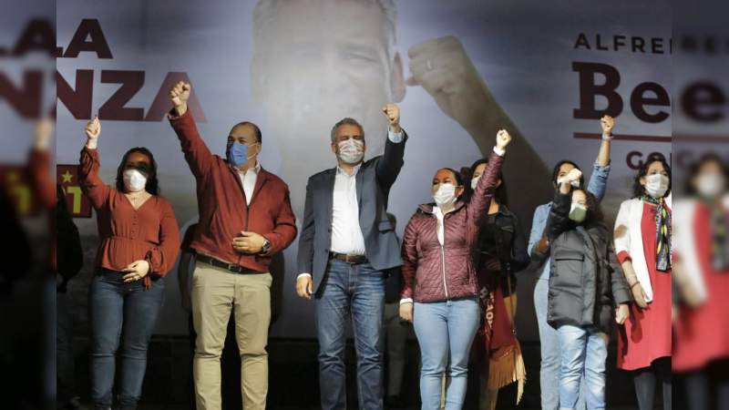 En Michoacán el PREP cerró con 40 mil 714 votos de ventaja a favor de Bedolla 