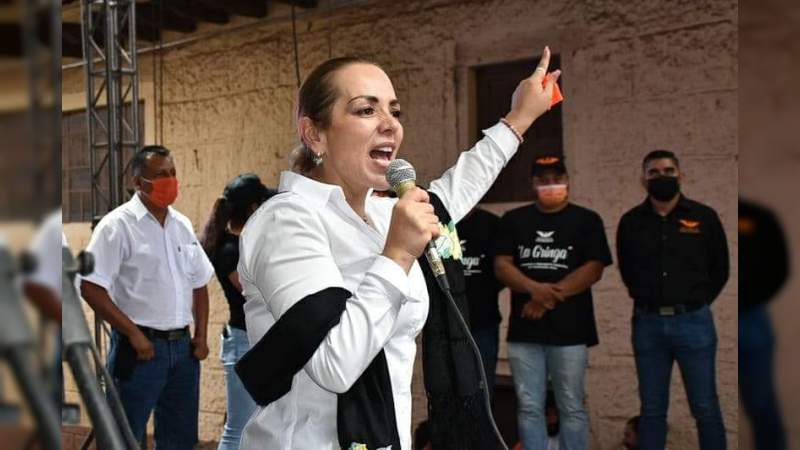 Nuestra lucha es llevar a Michoacán muy alto, no nos detendremos: Mercedes Calderón 