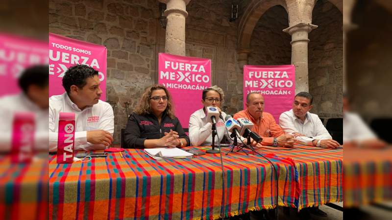 Fuerza x México en Michoacán no ha perdido el registro: Karla Martínez  
